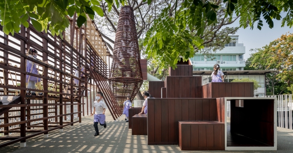 【綠建築】曼谷Thawsi Playground：延續與創新並重，打造溫度滿滿的木製遊樂場