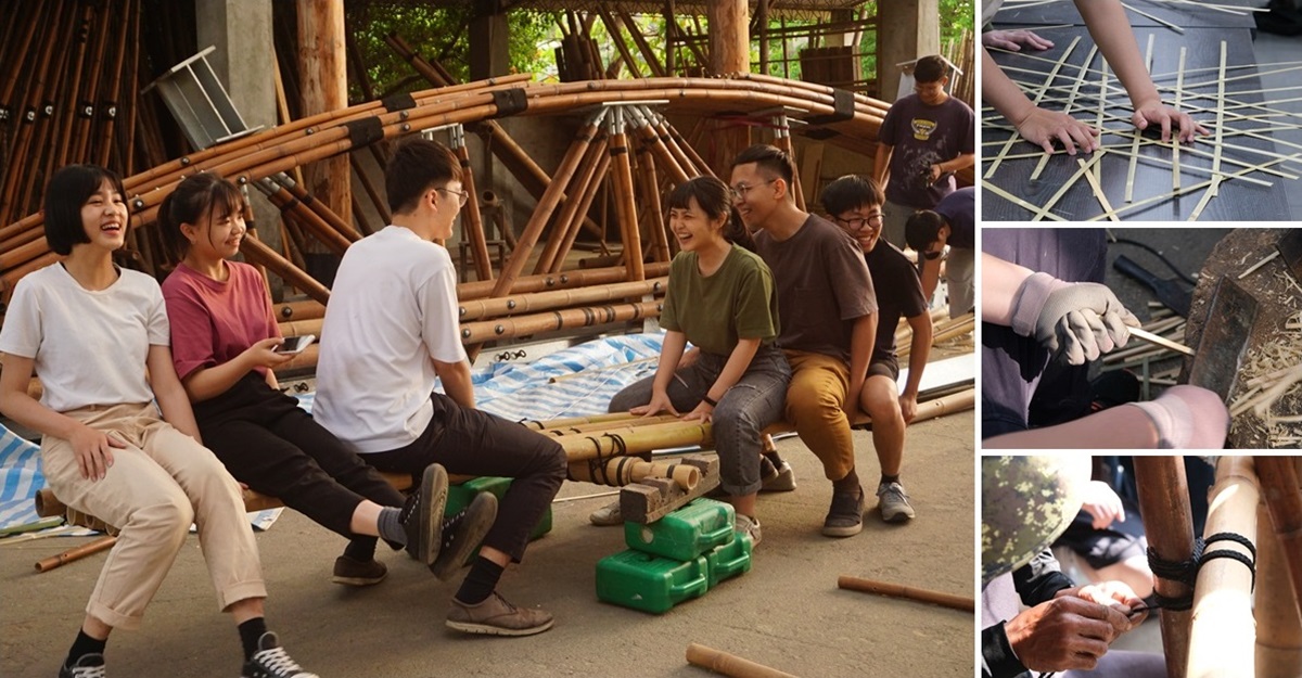 構竹林鐵03 跟著竹工專家學8種竹構基礎工法 建築系學生的竹設計初體驗 綠媒體green Media