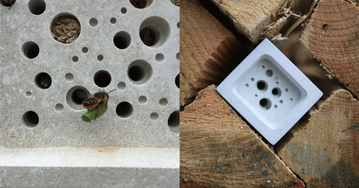 【永續設計】與蜜蜂共居!英國Bee Brick讓房屋磚塊變身蜜蜂旅館，恢復都市生物多樣性